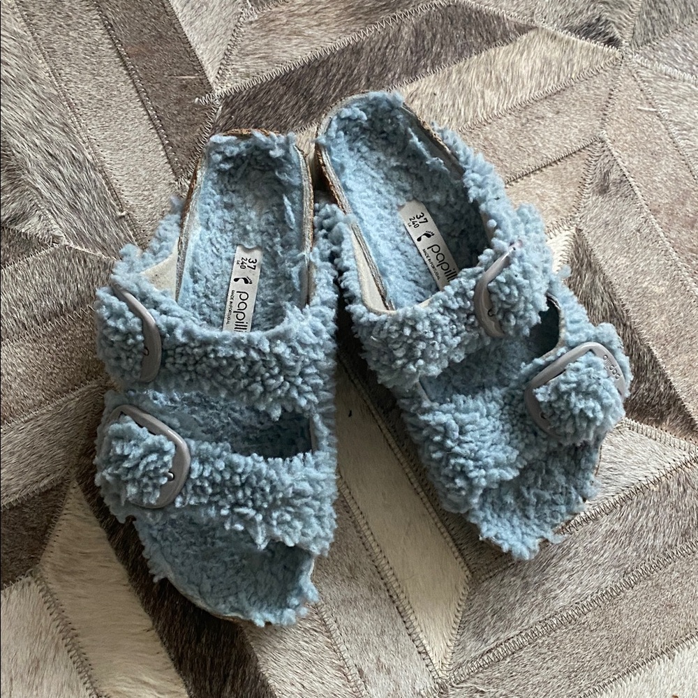 Birkenstock Papillo Arizona Big Buckle Teddy Shearling Sandal